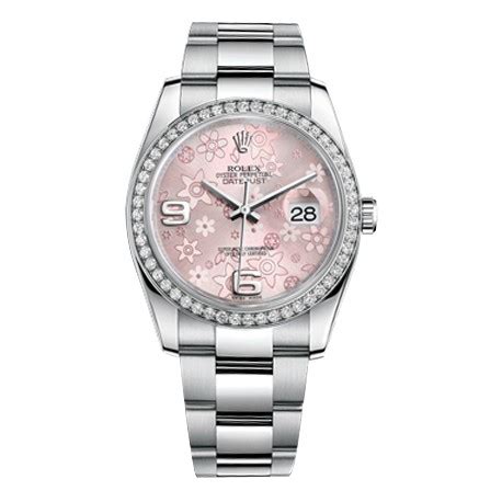 rolex oyster perpetual datejust 36 mm 116244 rosa diamanti|rolex oyster steel perpetual.